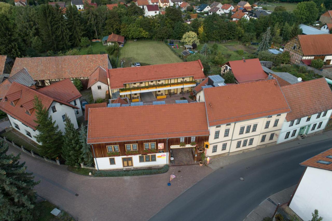 Pension-Cafe-Libelle Elxleben bei Arnstadt Екстериор снимка