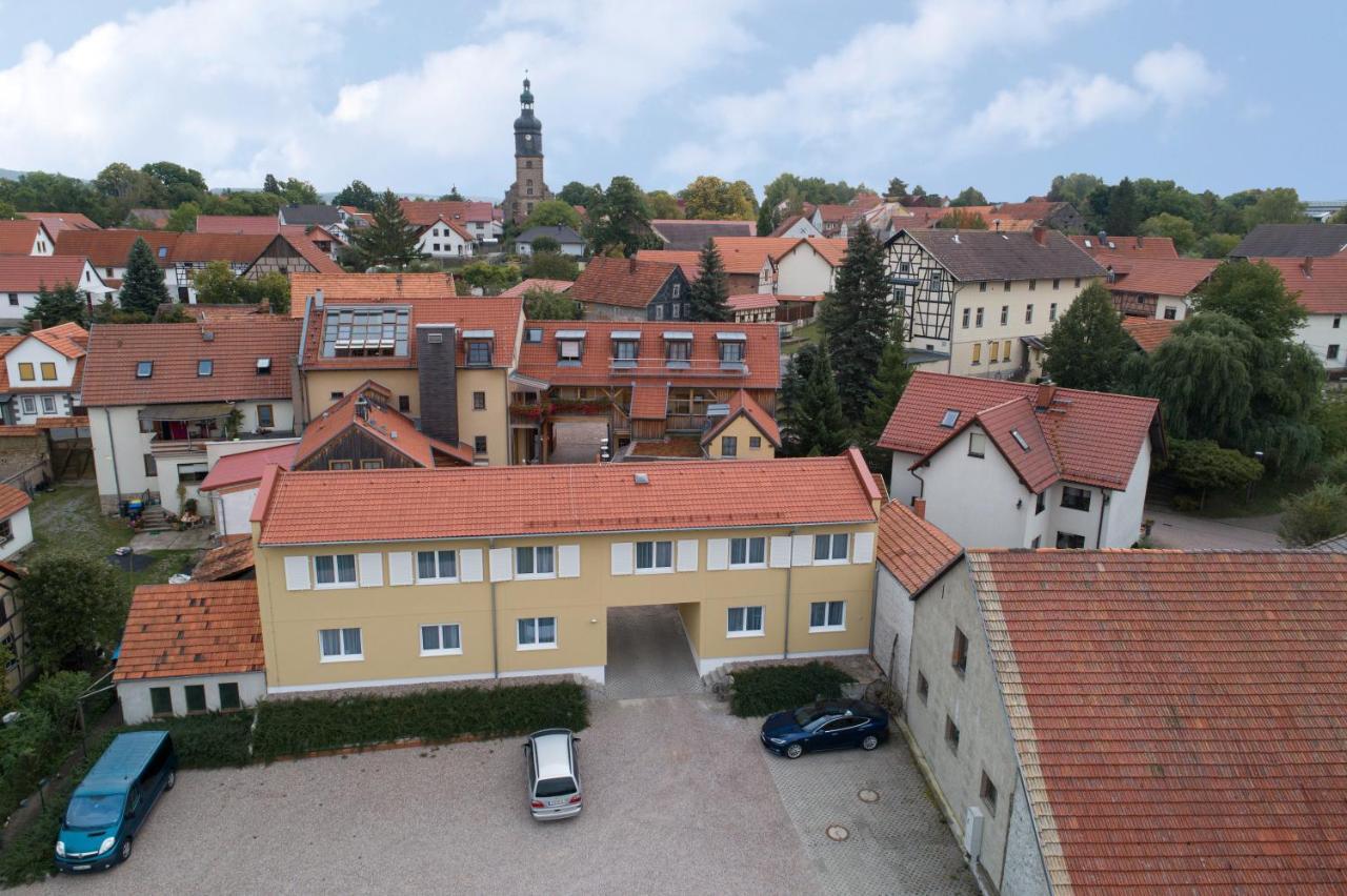 Pension-Cafe-Libelle Elxleben bei Arnstadt Екстериор снимка